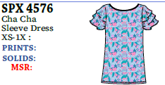 Lulu-B Cha Cha Slv Dress (UPF 50)