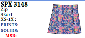 Lulu-B Zip Skort