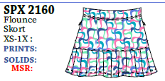 Lulu-B Flounce Skort (UPF 50)
