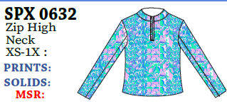 Lulu-B High Neck Zip Pull-Over
