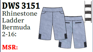 Lulu-B DENIM R.STONE LADDER BERM