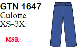 Lulu-B Gauze Culottes (Capri)