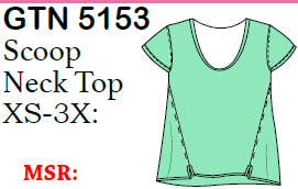 Lulu-B Scoop Neck Top