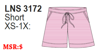 Lulu-B Linen (Micro Stripe) Shorts