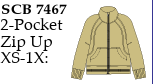 Lulu-B Zip Up 2Pkt