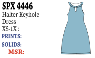 Lulu-B Halter Keyhole Dress