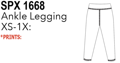 Lulu-B Print Ankle Legging (UPF 50)