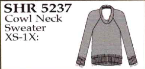 Lulu-B Bubbles Cowl Neck Sweater