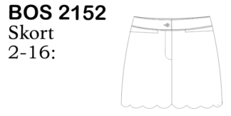 Lulu-B Scallop Skort