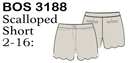 Lulu-B Scallop Short