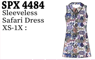 Lulu-B Slv-Less Safari Dress (UPF 50)