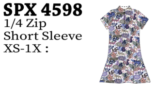 Lulu-B 1/4 Zip S.Slv Dress