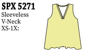 Lulu-B Slv-Less V-Neck Top