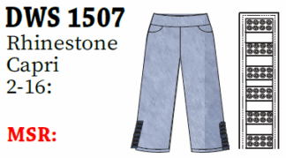 Lulu-B DENIM R.STONE CAPRI