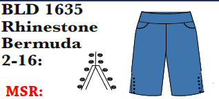 Bangladine Rhinestone Bermuda