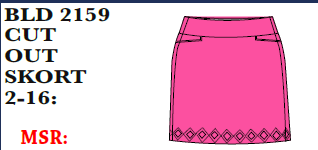 Bangladine Cut Out Skort