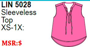 Lulu-B Slv-Less Top