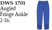 Lulu-B Denim Fringed Ankle