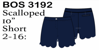 Lulu-B 10" Scallop Short