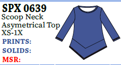 Lulu-B Asymmetrical S.Neck Top (UPF 50)