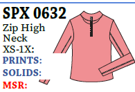 Lulu-B High Neck Zip Pull-Over