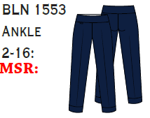 Lulu-B Clothing Ankle Pant