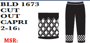 Bangladine Cut Out Capri