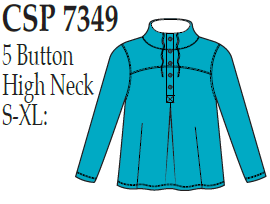 Lulu-B 5 Button High Neck Jacket