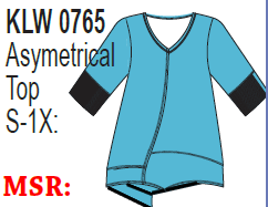 Lulu-B Asymmetrical Ribbed Elbow