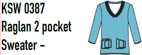 Lulu-B Raglan 2Pkt Sweater